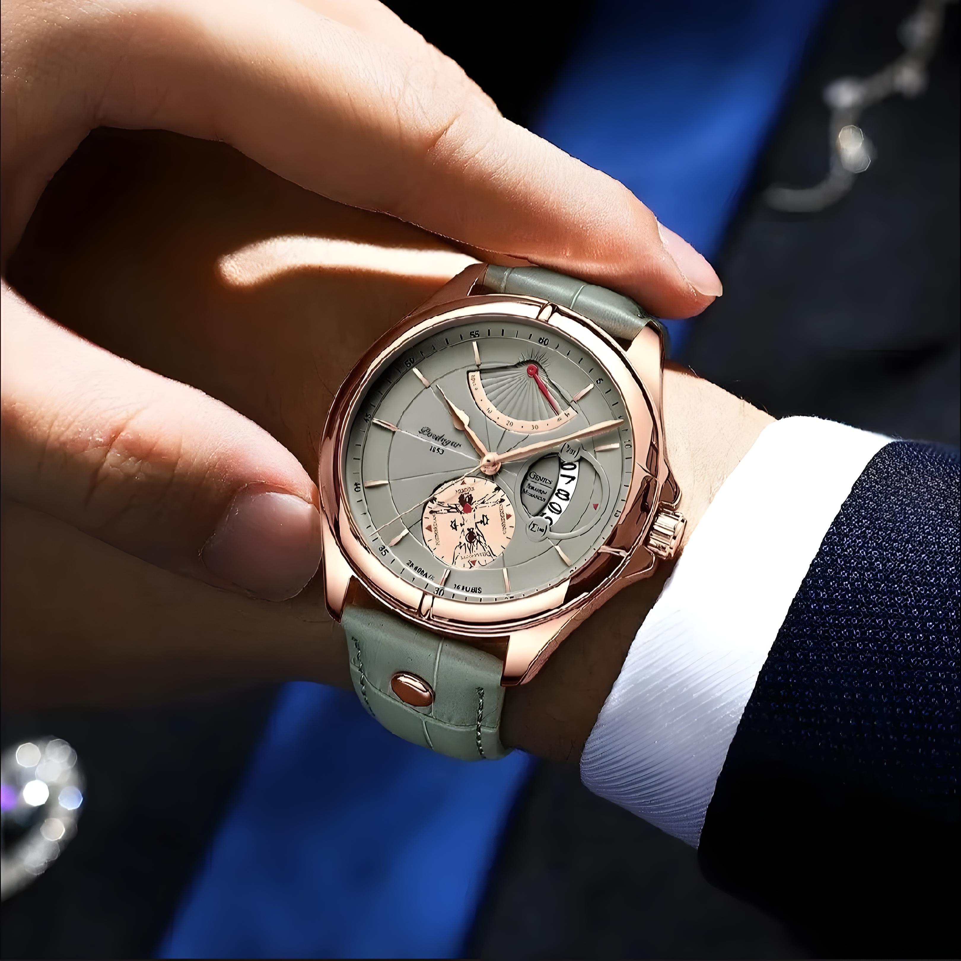 Geneva's Stainless Steel Fashion Watch