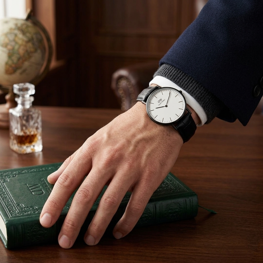 Geneva's Stainless Steel Fashion Watch