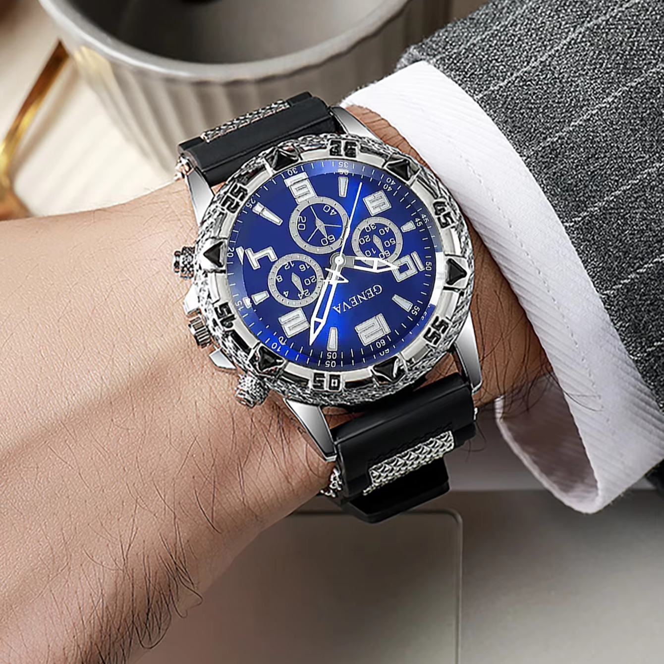 Quartz Watch And Bracelet