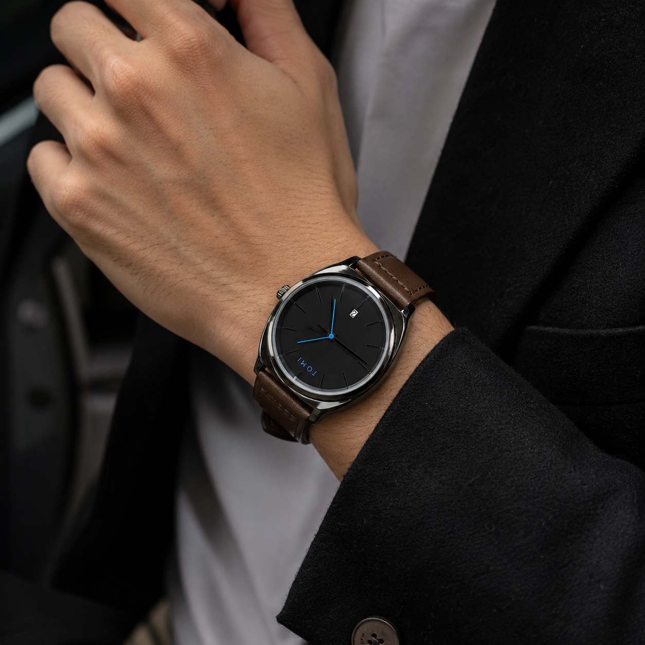 Geneva's Stainless Steel Fashion Watch